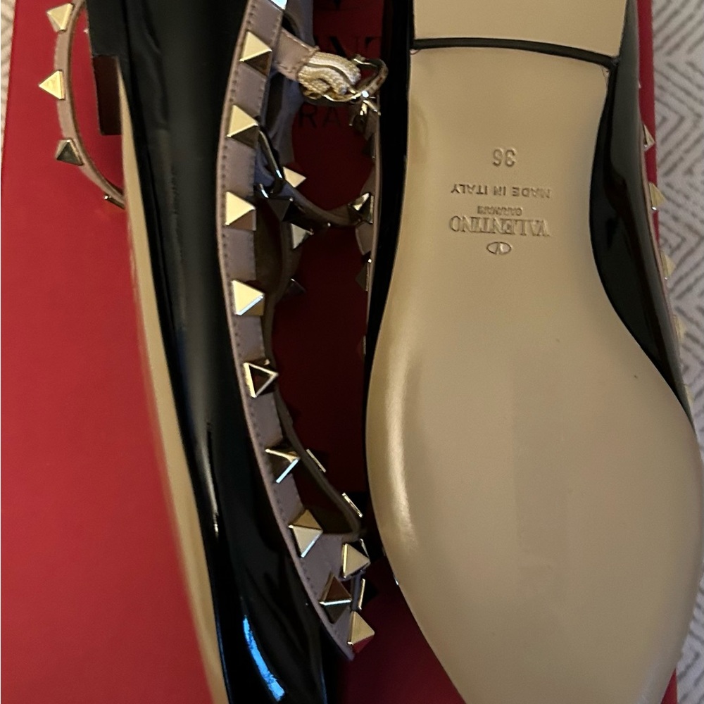 Valentino Black Studded Women's Shoes